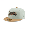 Reno Aces Retro Sidewinders Everest Green Khaki 59FIFTY Fitted Hat - New Era - 236205410201