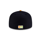 Rome Emperors Duraznos de Roma Copa de la Diversion Navy & Orange 59FIFTY Fitted Hat - New Era - 230405405401