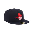 Round Rock Express Austin Senators Navy 59FIFTY Fitted Hat - New Era - 