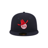 Round Rock Express Austin Senators Navy 59FIFTY Fitted Hat - New Era - 