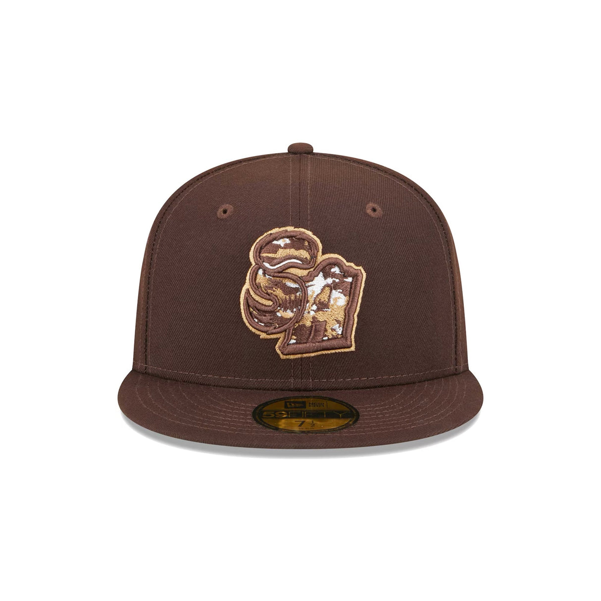 San Antonio Missions Theme Nights Military Appreciation Brown 59FIFTY Fitted Hat - New Era - 2346419401