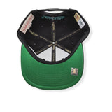 San Antonio Spurs Black/Teal Snapback Hat - Mitchell & Ness - 