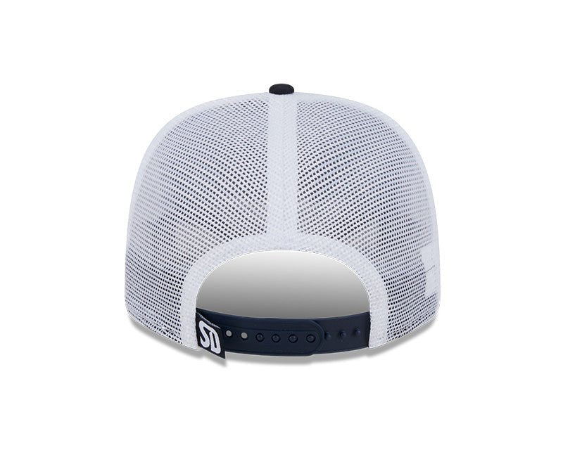 San Diego FC Black & White 9SEVENTY Stretch - Snap Trucker Hat - New Era - 23520181401