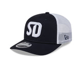 San Diego FC Black & White 9SEVENTY Stretch - Snap Trucker Hat - New Era - 23520181401