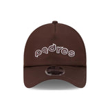 San Diego Padres 2026 Batting Practice Alternate Brown Apex 9FORTY Snapback Hat - New Era - 23010841904