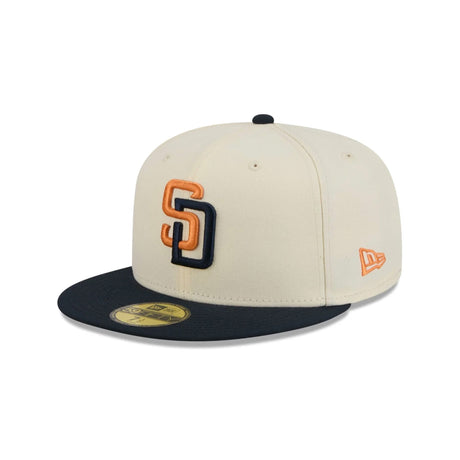 San Diego Padres 2026 City Connect Cream & Obsidian 59FIFTY Fitted Hat - New Era - 23311141901