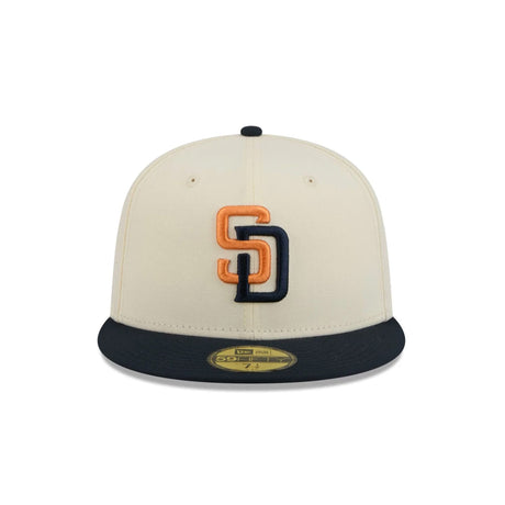 San Diego Padres 2026 City Connect Cream & Obsidian 59FIFTY Fitted Hat - New Era - 23311141901