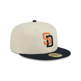 San Diego Padres 2026 City Connect Cream & Obsidian 59FIFTY Fitted Hat - New Era - 23311141901