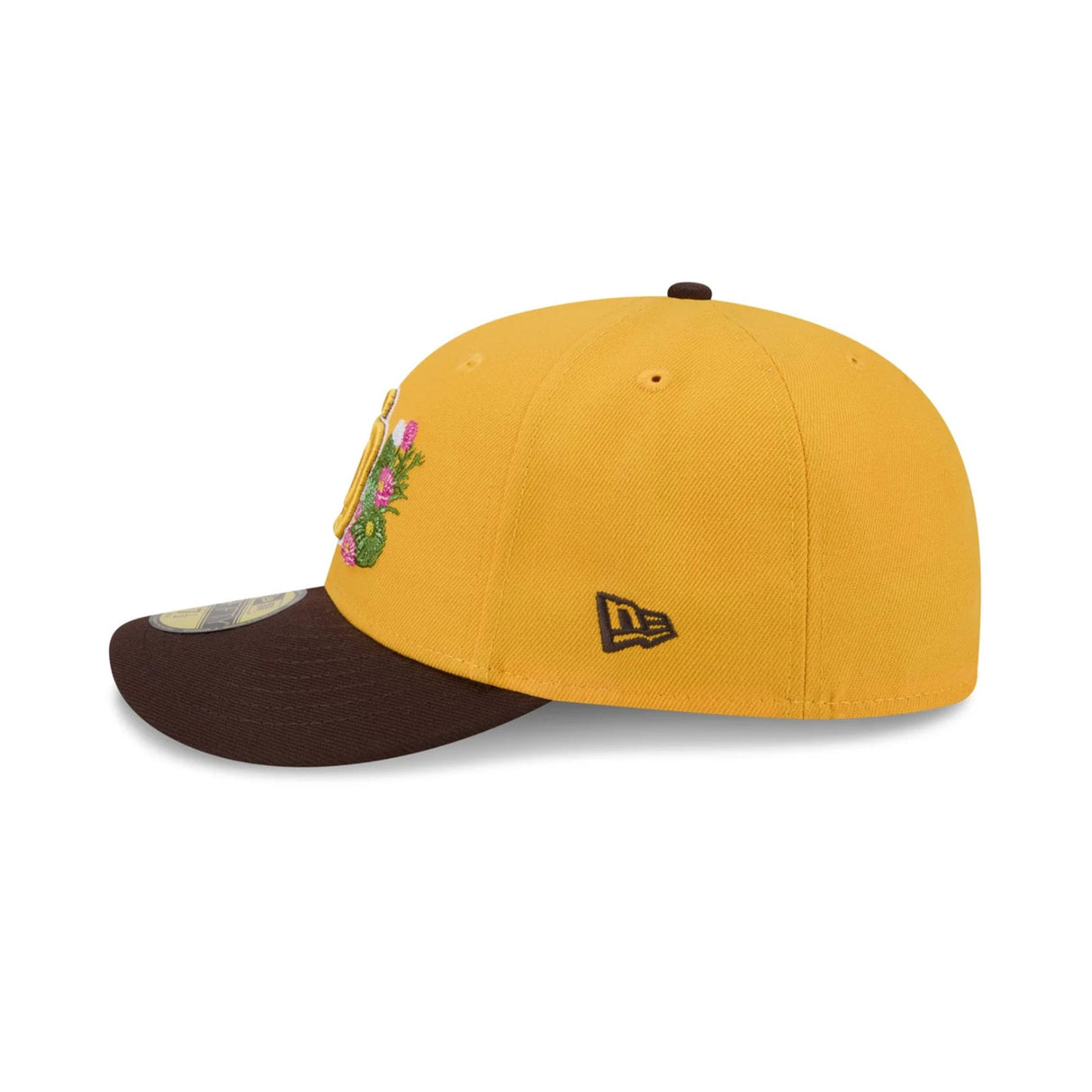 San Diego Padres 2026 Spring Training Gold & Brown 59FIFTY Pre - Curved Fitted Hat - New Era - 238622341901