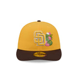 San Diego Padres 2026 Spring Training Gold & Brown 59FIFTY Pre - Curved Fitted Hat - New Era - 238622341901