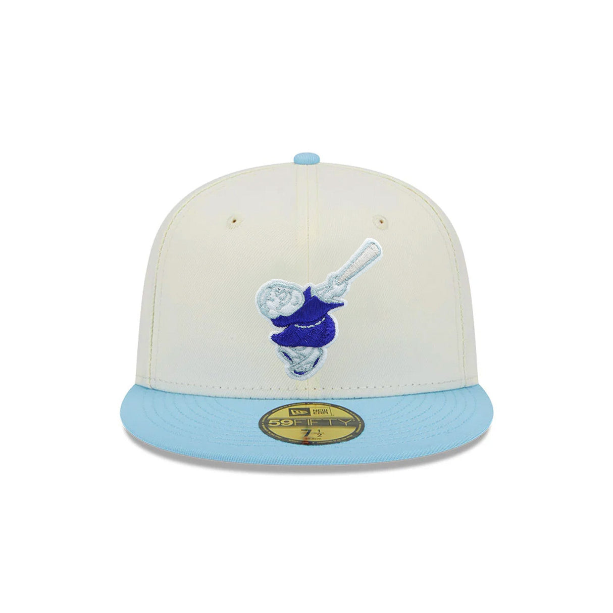 San Diego Padres 40th Anniversary Patch Chrome Blue Sky Stadium 59FIFTY Fitted Hat - New Era - 23180141901