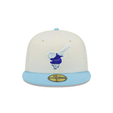 San Diego Padres 40th Anniversary Patch Chrome Blue Sky Stadium 59FIFTY Fitted Hat - New Era - 23180141901