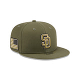 San Diego Padres Armed Forces Day Olive Green 59FIFTY Fitted Hat - New Era - 37090241903