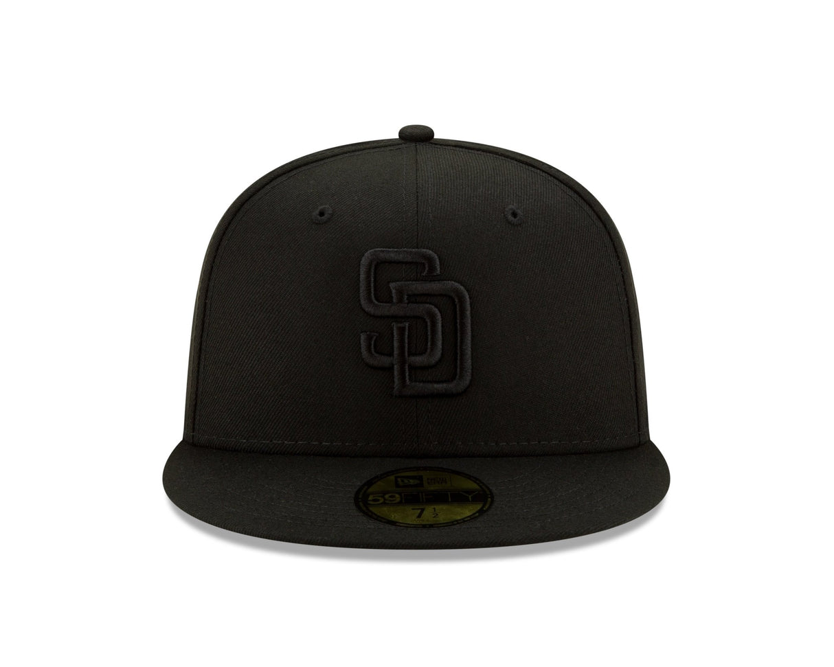 San Diego Padres Authentic Collection Blackout 59FIFTY Fitted - New Era - 