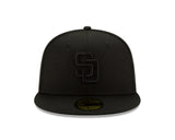 San Diego Padres Authentic Collection Blackout 59FIFTY Fitted - New Era - 