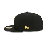 San Diego Padres Basic Black & Gold Logo 59FIFTY Fitted Hat - New Era - 23863641901