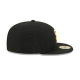 San Diego Padres Basic Black & Gold Logo 59FIFTY Fitted Hat - New Era - 23863641901