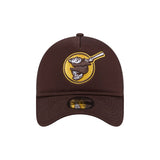 San Diego Padres Batting Friar Brown 9FORTY A-Frame Snapback Trucker Hat - New Era - 23013241903