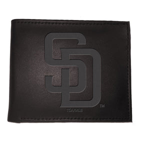 San Diego Padres Bi-Fold Wallet Black - EG Collective - 801946415121