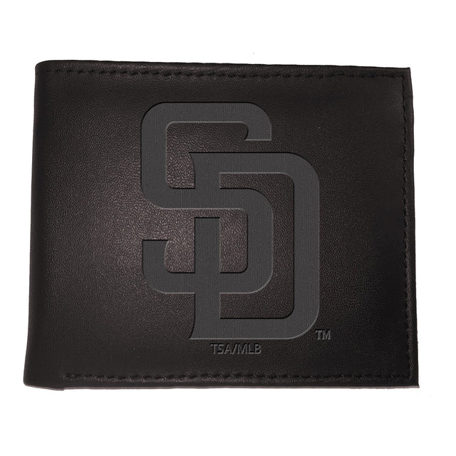 San Diego Padres Bi-Fold Wallet Black - EG Collective - 801946415121