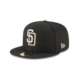 San Diego Padres Black 25th Anniversary Patch 59FIFTY Fitted - New Era - 