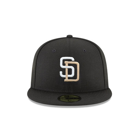 San Diego Padres Black 25th Anniversary Patch 59FIFTY Fitted - New Era - 