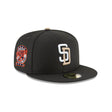San Diego Padres Black 25th Anniversary Patch 59FIFTY Fitted - New Era - 