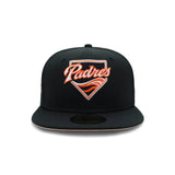 San Diego Padres Black Flame 59FIFTY Fitted - New Era - 