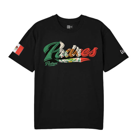 San Diego Padres Black Mexican Heritage New Era T-Shirt - New Era - 