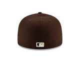 San Diego Padres Brown Authentic Collection On - Field 59FIFTY Fitted Hat - New Era - 