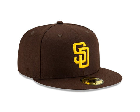 San Diego Padres Brown Authentic Collection On - Field 59FIFTY Fitted Hat - New Era - 