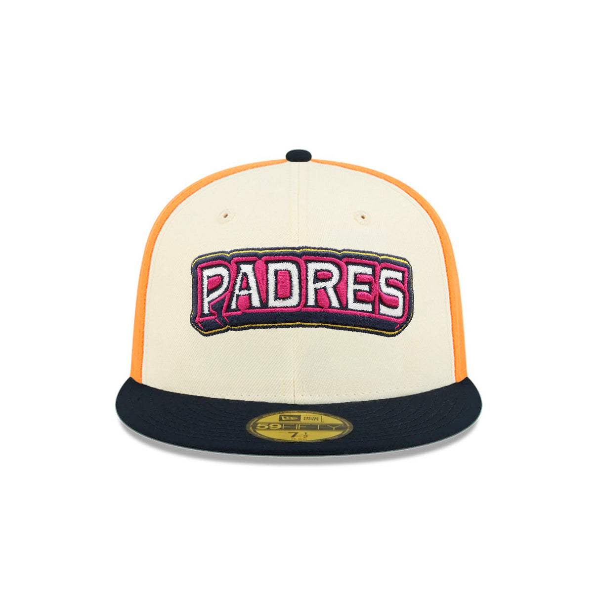 San Diego Padres City Connect Cream Orange 59FIFTY Fitted Hat - New Era - 23311241901