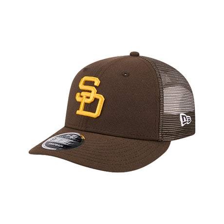 San Diego Padres Cooperstown Collection 9FIFTY Brown Snapback Trucker Hat - New Era - 23010141901