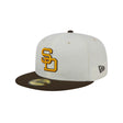 San Diego Padres Cooperstown Collection Chrome Brown 59FIFTY Fitted Hat - New Era - 23337041912