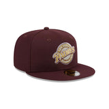 San Diego Padres Cooperstown Collection Metallic Gold Logo Maroon 59FIFTY Fitted Hat - New Era - 23863841912