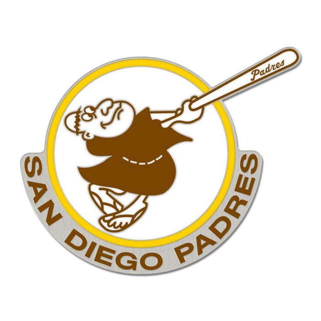 San Diego Padres Cooperstown Collection Swinging Friar Collector Enamel Pin - Wincraft - 323610419
