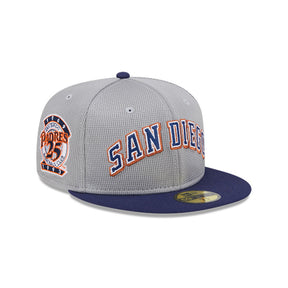San Diego Padres Cooperstown Pivot Mesh Blue 59FIFTY Fitted Hat - New Era - 23052441901