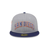 San Diego Padres Cooperstown Pivot Mesh Blue 59FIFTY Fitted Hat - New Era - 23052441901