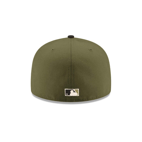 San Diego Padres Established Patch Olive & Black "Field Issue" 59FIFTY Fitted Hat - New Era - 