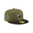San Diego Padres Established Patch Olive & Black "Field Issue" 59FIFTY Fitted Hat - New Era - 
