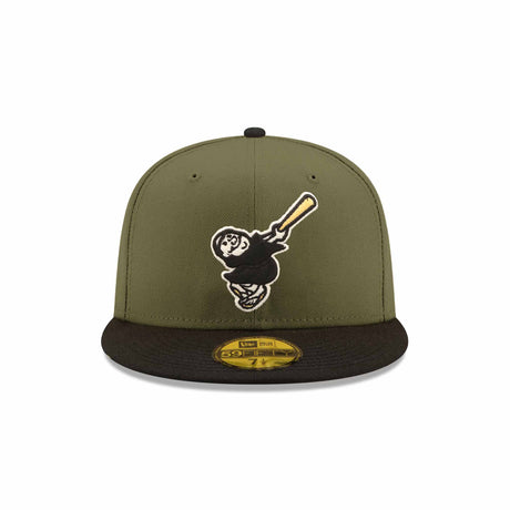 San Diego Padres Established Patch Olive & Black "Field Issue" 59FIFTY Fitted Hat - New Era - 
