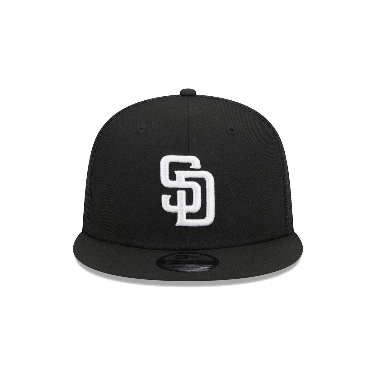 San Diego Padres Evergreen Black 9FIFTY Snapback Trucker Hat - New Era - 23012741901