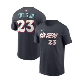 San Diego Padres Fernando Tatis Jr 2026 City Connect Obsidian Name & Number T-Shirt - Nike - 232002419134