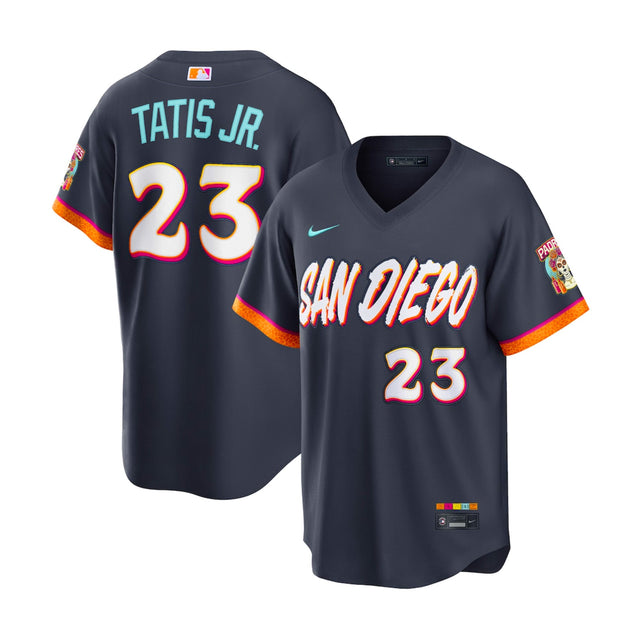 San Diego Padres Fernando Tatis Jr 23 City Connect 2026 Obsidian Stadium Jersey - Nike - 235904419101