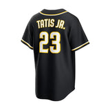 San Diego Padres Fernando Tatis Jr. Replica Black Out Jersey - Nike - 233201419225