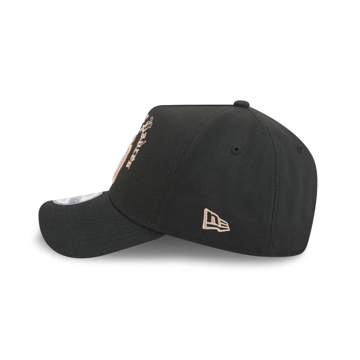 San Diego Padres Gothic Lettering Black 9FORTY A-Frame Snapback Hat - New Era - 230144419