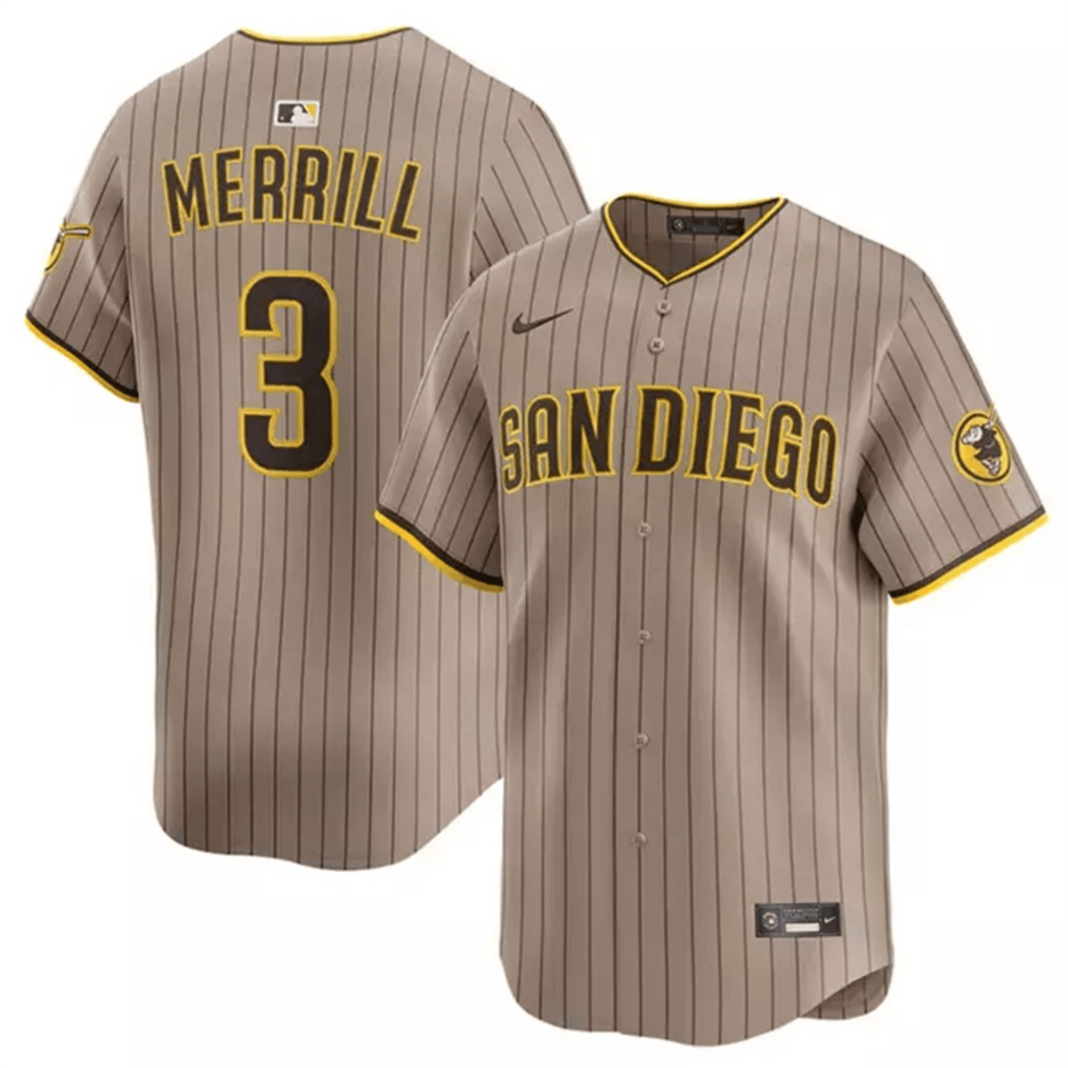 Youth Nike Jackson Merrill White San Diego Padres Home Player Game Jersey Youth Nike Jackson Merrill White San Diego Padres Home Player Game Jersey