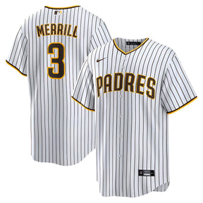 San Diego Padres Jackson Merrill 3 Nike Player Jersey - White - Nike - 