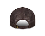 San Diego Padres Logo Brown 9FIFTY Snapback Trucker Hat - New Era - 23010141902