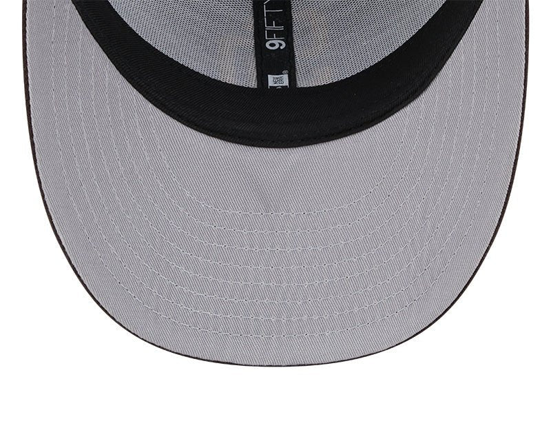 San Diego Padres Logo Brown 9FIFTY Snapback Trucker Hat - New Era - 23010141902